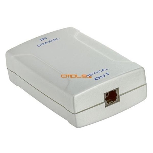 Cmple Cmple 265-N Optical Toslink Jack to Coaxial RCA Jack Digital Audio Converter 265-N
